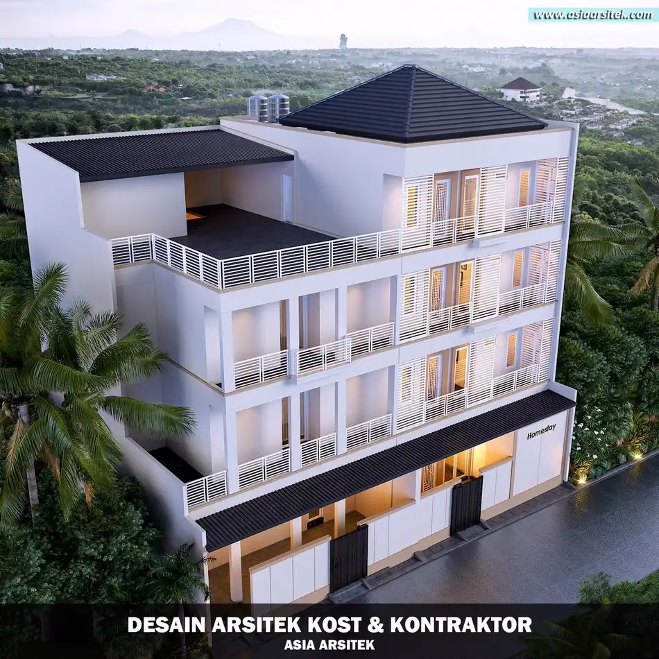 Desain Kosan 4 Lantai Tanah Abang
