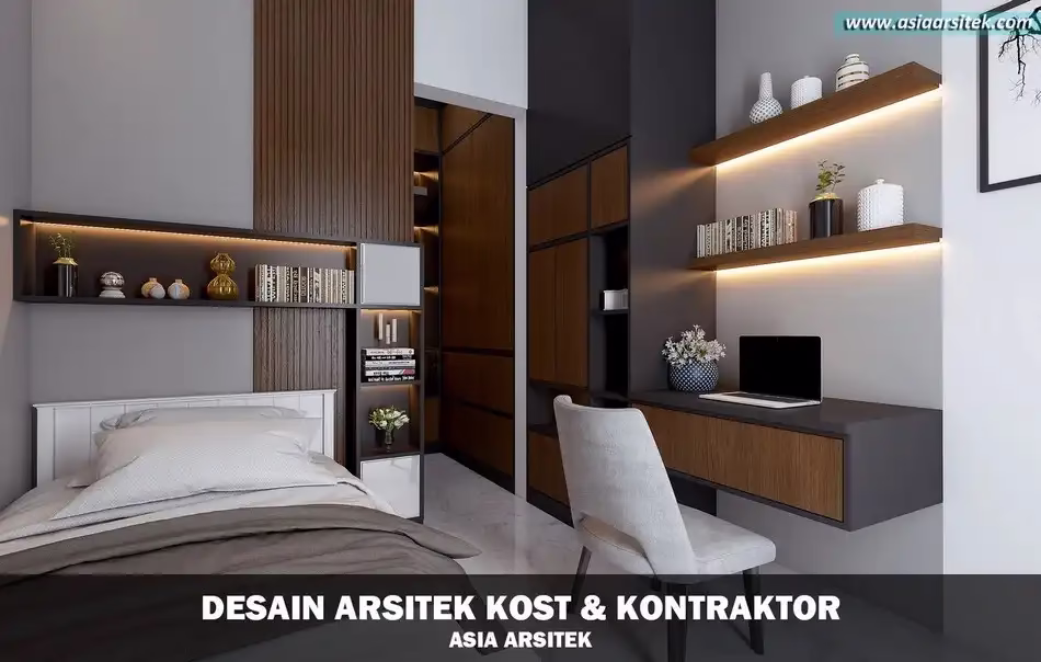 Desain Kost 3 Lantai di Ciampea Bogor