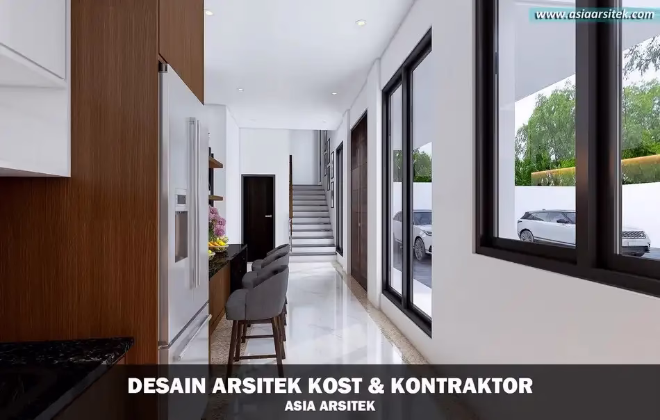 Desain Kost 3 Lantai di Ciampea Bogor