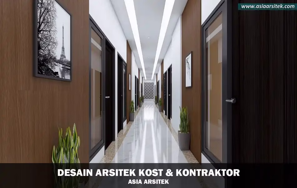Desain Kost 3 Lantai di Ciampea Bogor