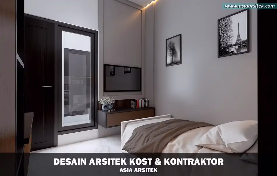 Desain Kost 3 Lantai di Ciampea Bogor
