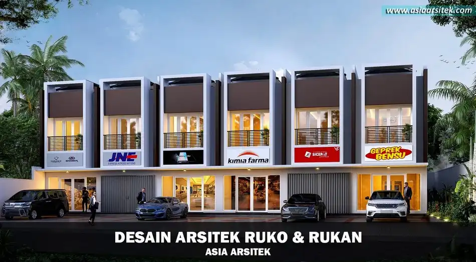 Desain Ruko 2 Lantai Ciputat