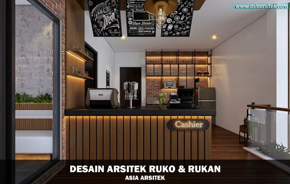 Desain Ruko 2 Lantai Dompu