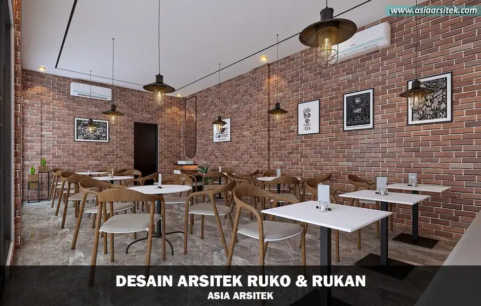 Desain Ruko 2 Lantai Dompu