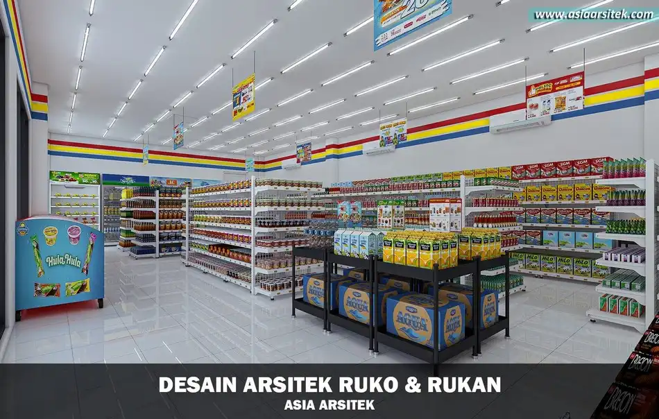 Desain Ruko 2 Lantai Dompu