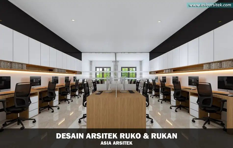 Desain Ruko Mediterania Jatiasih
