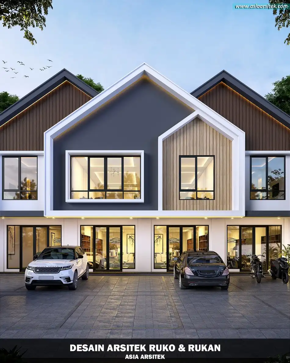 Desain Ruko Minimalis 2 Lantai di Bekasi