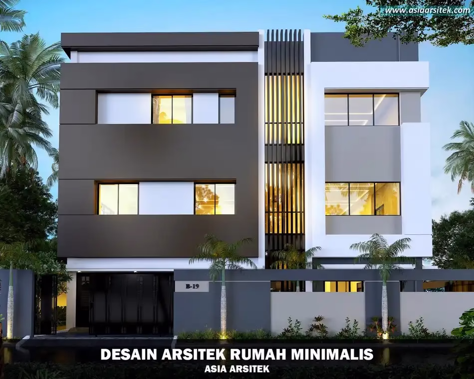 Desain Rumah Gudang 4 Lantai Minimalis