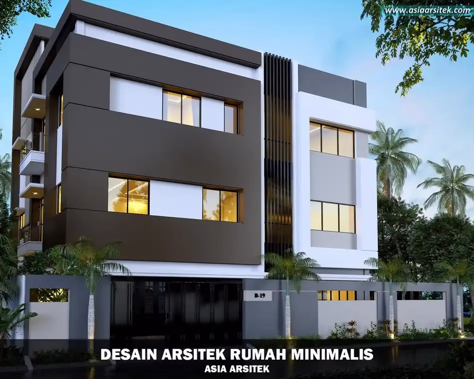 Desain Rumah Gudang 4 Lantai Minimalis
