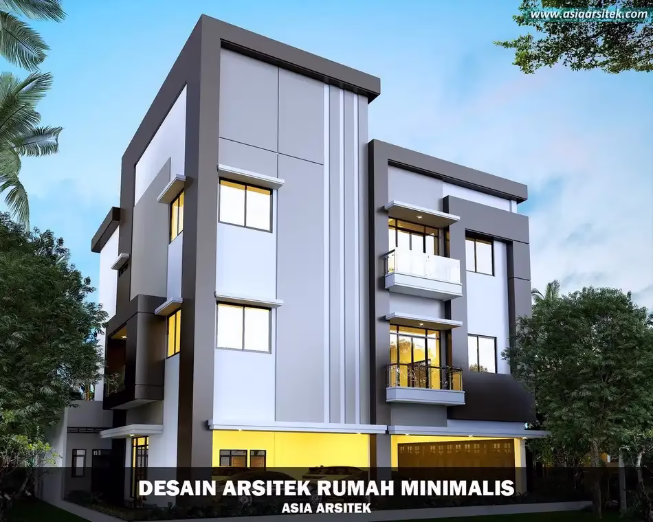Desain Rumah Gudang 4 Lantai Minimalis