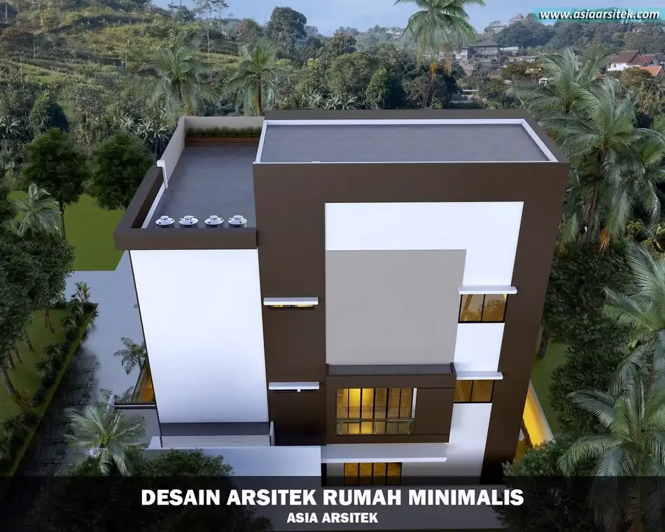 Desain Rumah Gudang 4 Lantai Minimalis
