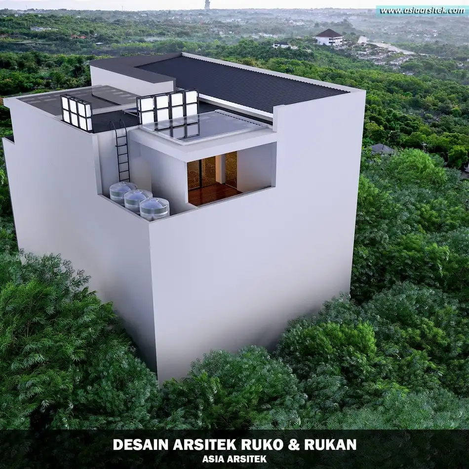Desain Rumah Kantor 5 Lantai Jakarta Pusat