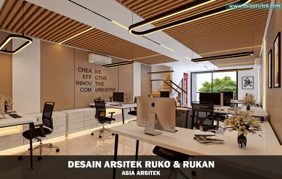 Desain Rumah Kantor 5 Lantai Jakarta Pusat