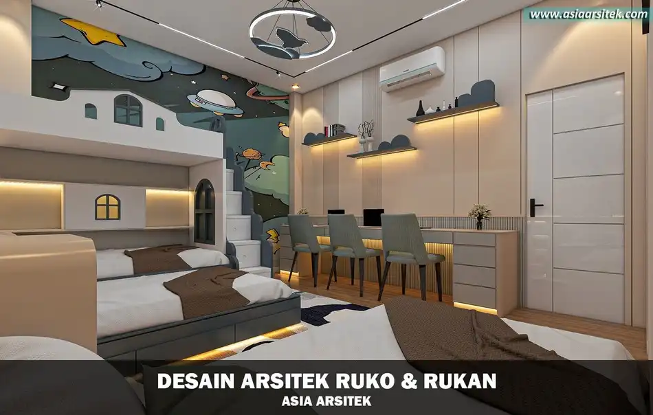 Desain Rumah Kantor 5 Lantai Jakarta Pusat