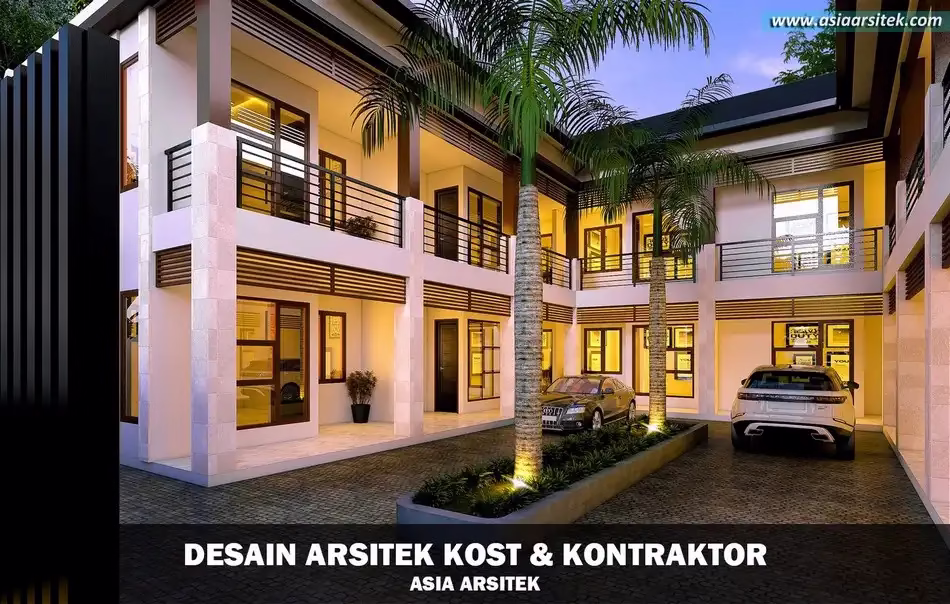 Desain Rumah Kontrakan 2 Lantai