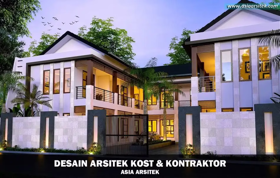 Desain Rumah Kontrakan 2 Lantai