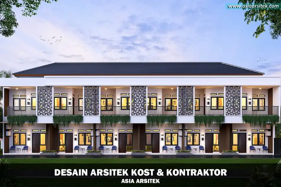 Desain Rumah Kost 2 Lantai Jatinegara
