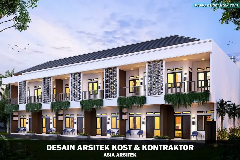Desain Rumah Kost 2 Lantai Jatinegara