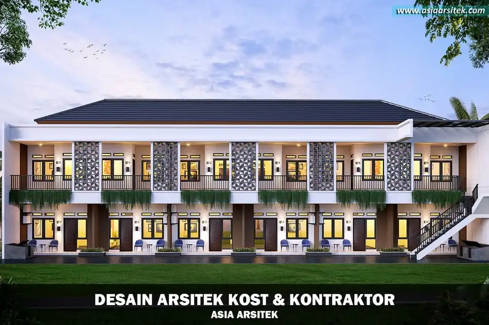 Desain Rumah Kost 2 Lantai Jatinegara