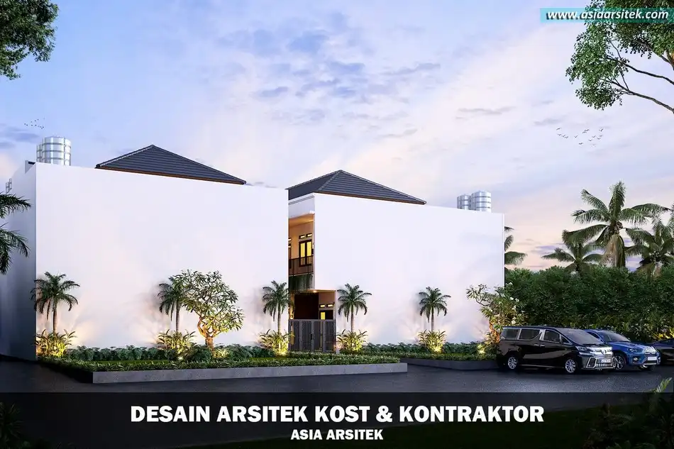 Desain Rumah Kost 2 Lantai Jatinegara