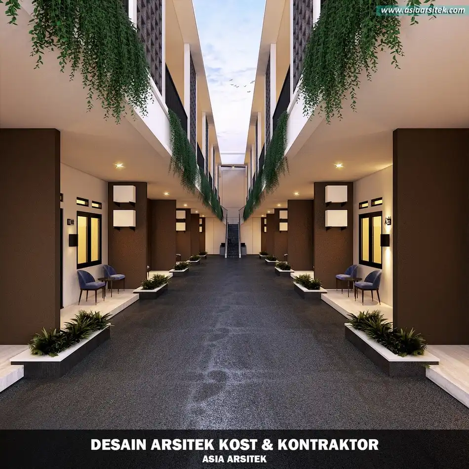 Desain Rumah Kost 2 Lantai Jatinegara