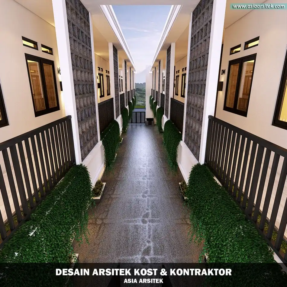 Desain Rumah Kost 2 Lantai Jatinegara