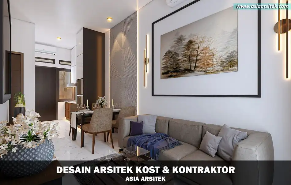 Desain Rumah Kost 2 Lantai Jatinegara