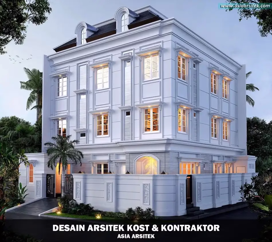 Desain Rumah Kost 3 Lantai Tangerang Selatan