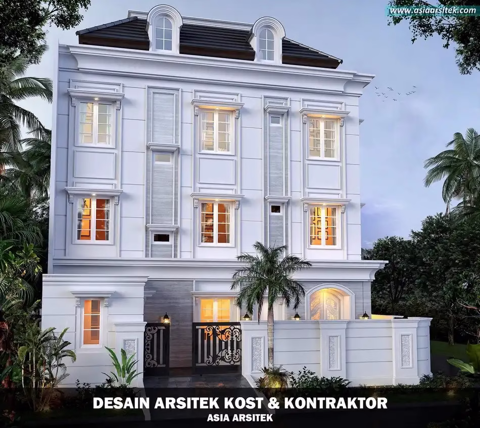Desain Rumah Kost 3 Lantai Tangerang Selatan