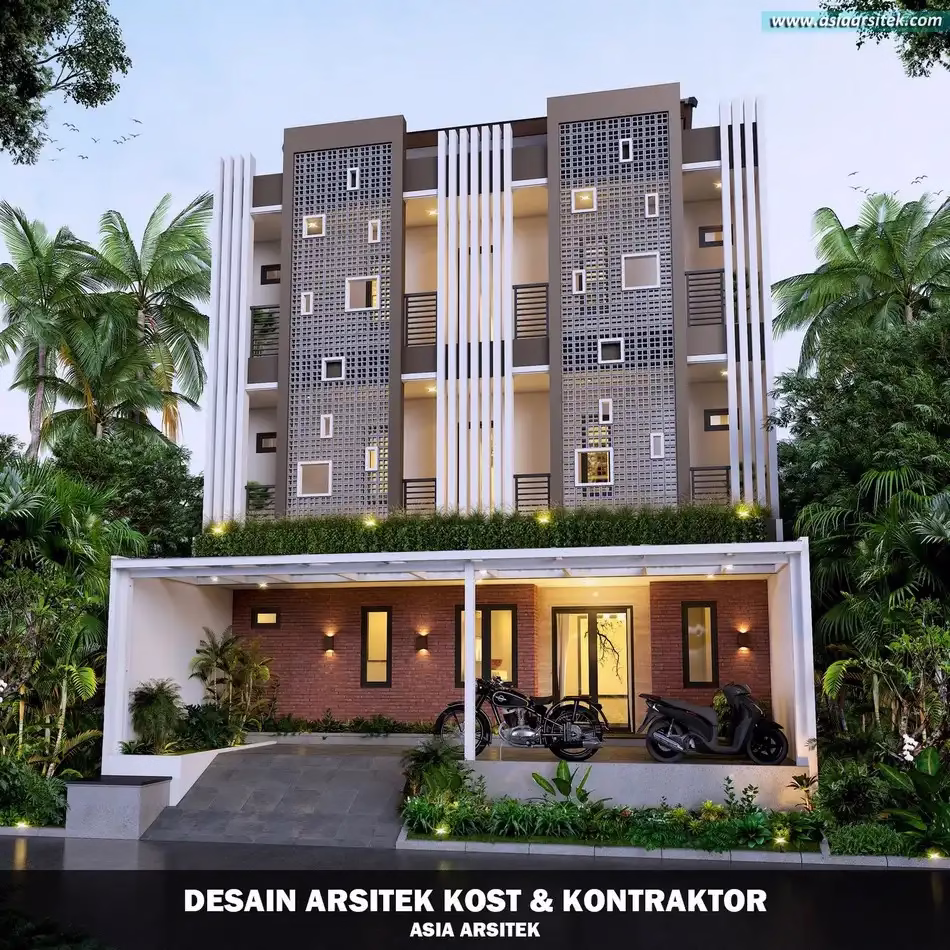 Desain Rumah Kost 3 Lantai di Grogol