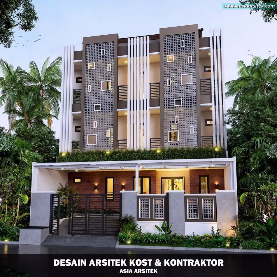 Desain Rumah Kost 3 Lantai di Grogol