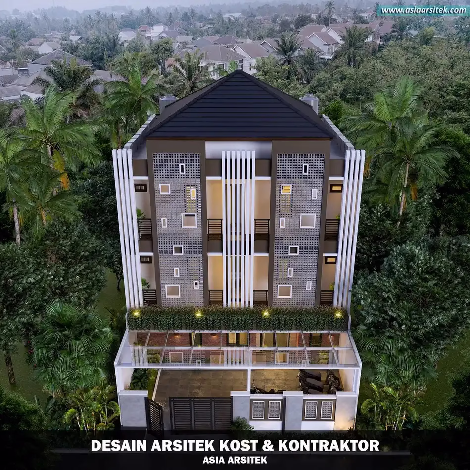 Desain Rumah Kost 3 Lantai di Grogol
