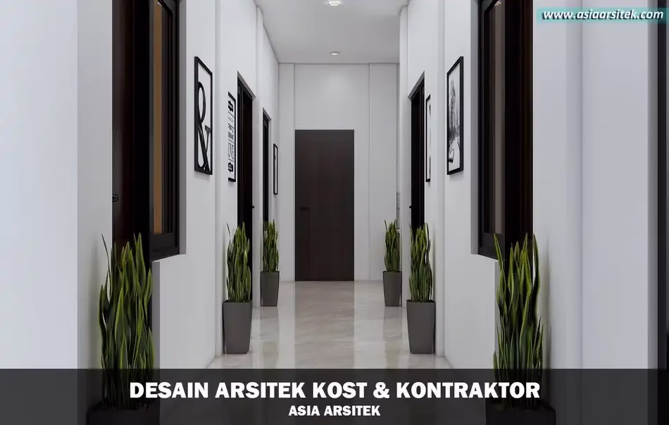 Desain Rumah Kost 4 Lantai Pademangan