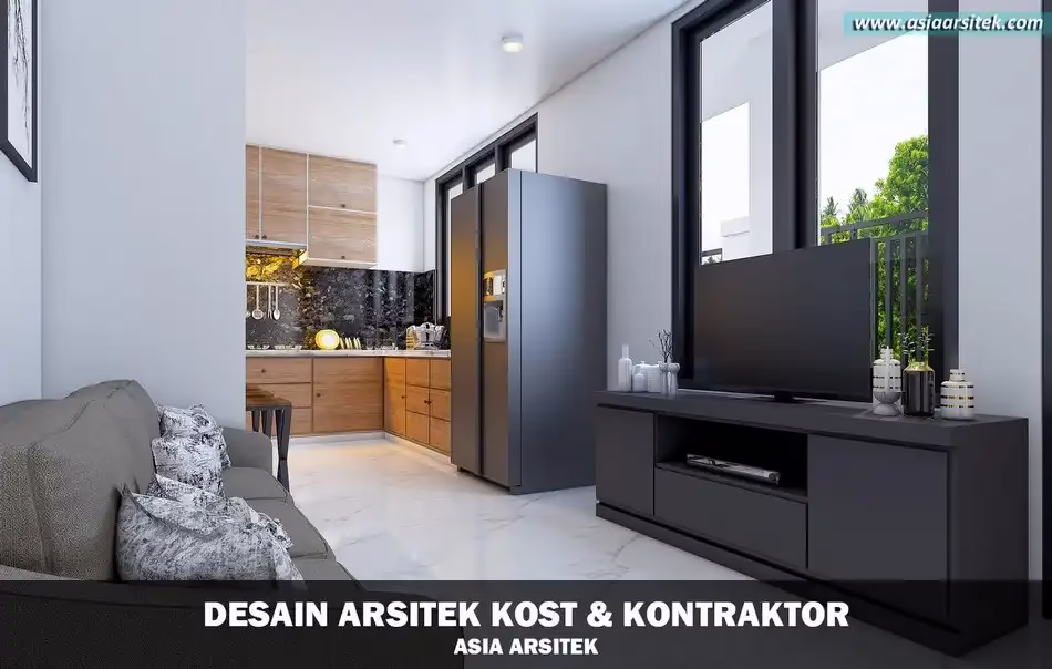 Desain Rumah Kost 4 Lantai Palmerah