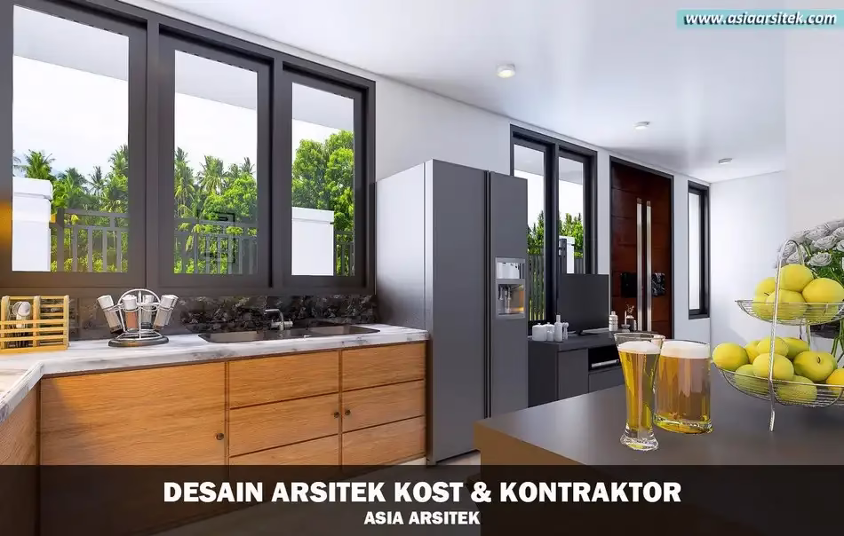 Desain Rumah Kost 4 Lantai Palmerah