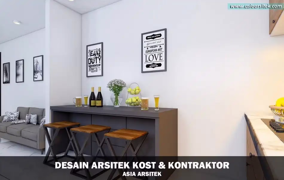 Desain Rumah Kost 4 Lantai Palmerah