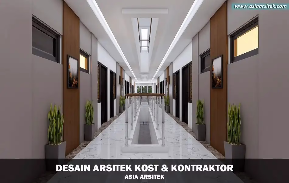Desain Rumah Kost 4 Lantai di Depok