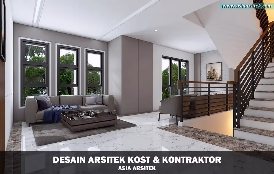 Desain Rumah Kost 4 Lantai di Depok