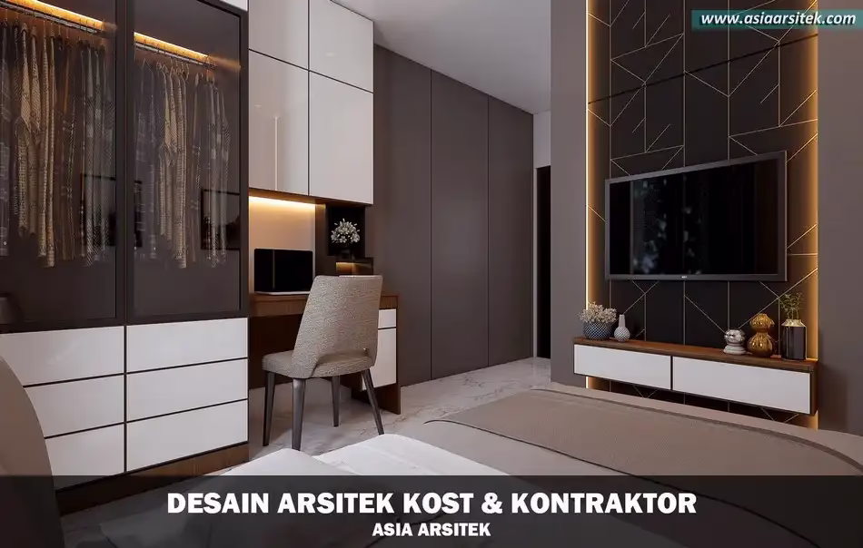 Desain Rumah Kost 4 Lantai di Depok