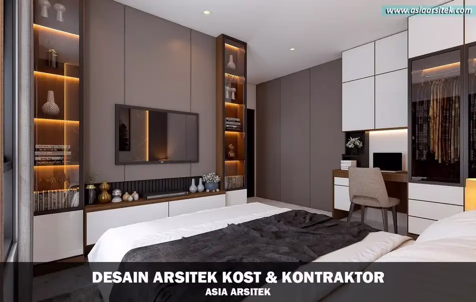 Desain Rumah Kost 4 Lantai di Depok