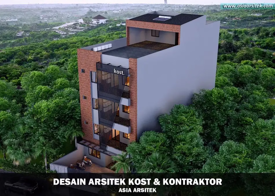 Desain Rumah Kost 5 Lantai Palmerah Jakarta Barat
