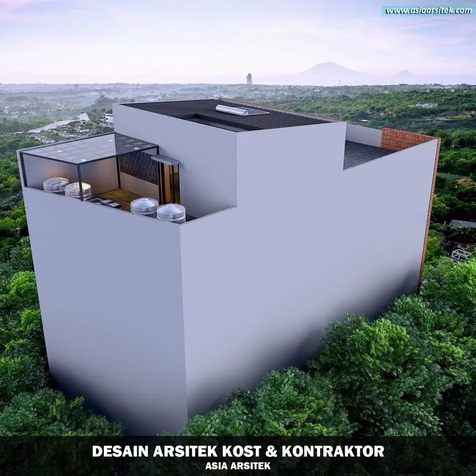 Desain Rumah Kost 5 Lantai Palmerah Jakarta Barat