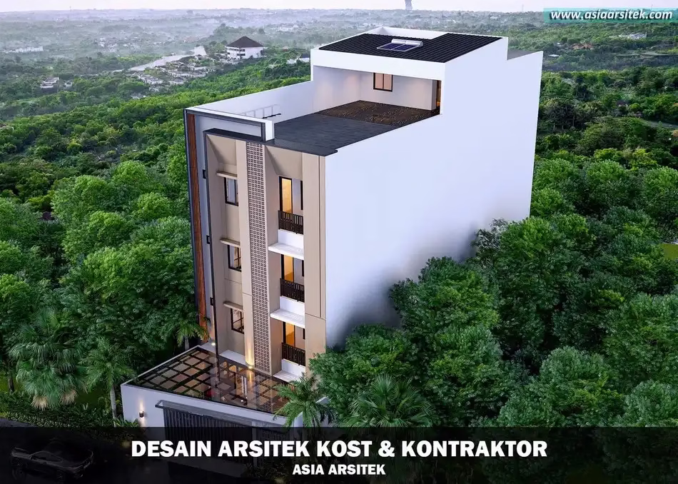 Desain Rumah Kost 5 Lantai di Palmerah Jakarta Barat