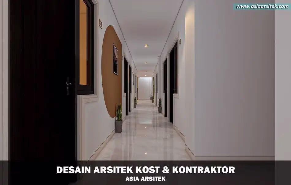Desain Rumah Kost 5 Lantai di Palmerah Jakarta Barat