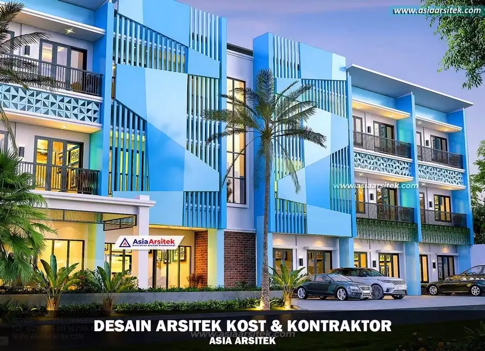 Desain Rumah Kost 55 Kamar