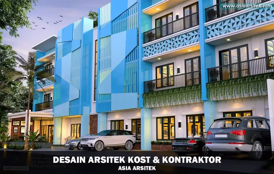 Desain Rumah Kost 55 Kamar