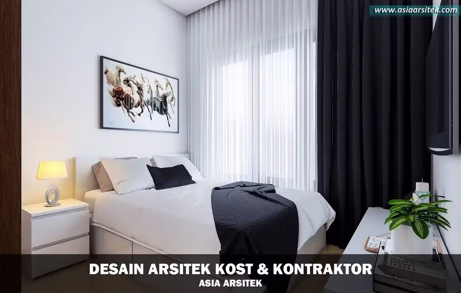 Desain Rumah Kost 55 Kamar