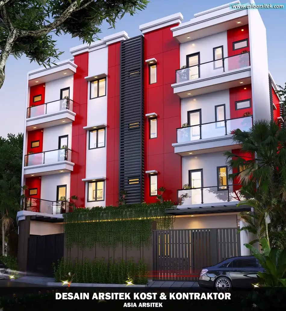 Desain Rumah Kost 93 Kamar