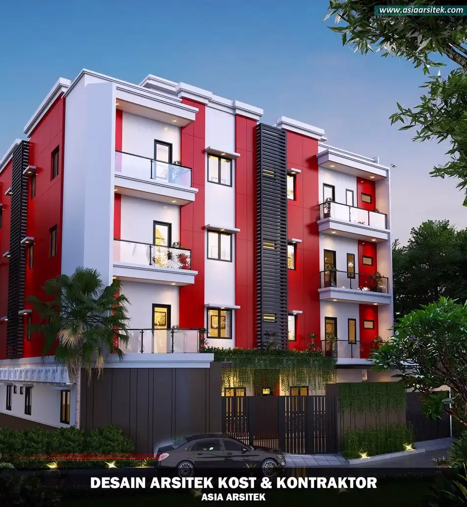 Desain Rumah Kost 93 Kamar