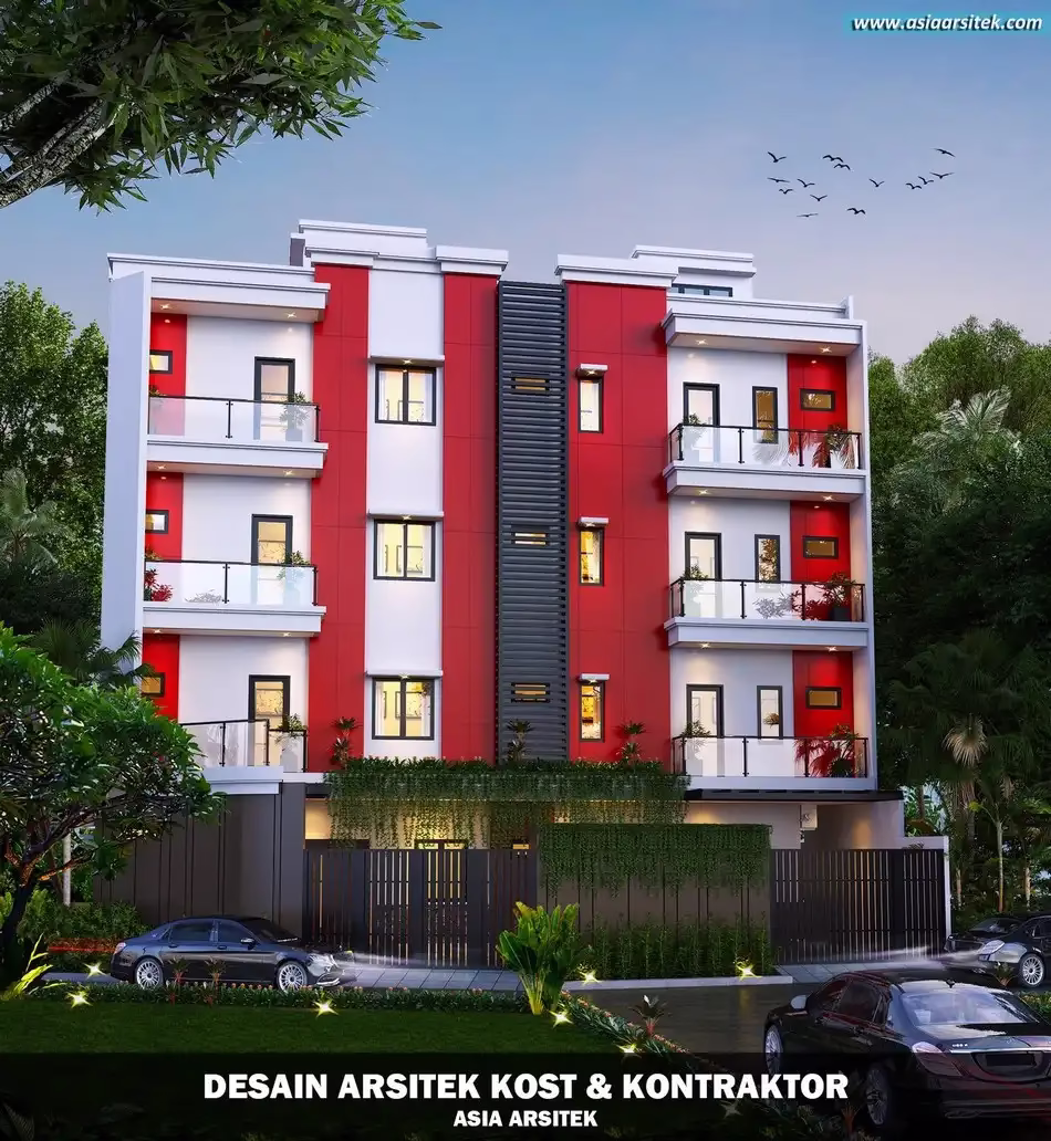 Desain Rumah Kost 93 Kamar